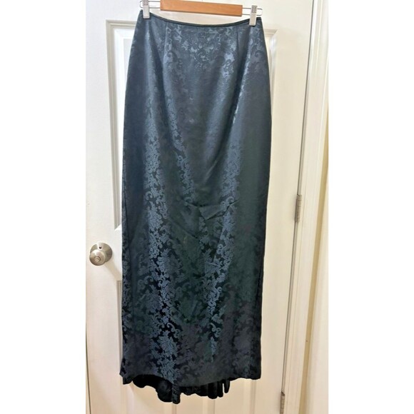 Jessica McClintock CACHE Maxi Skirt Gothic Steampunk Victorian style brocade 10 - Picture 1 of 12